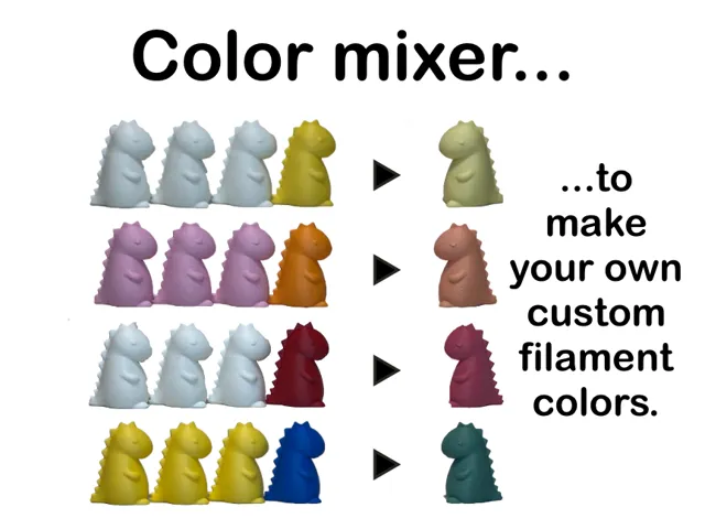 Multi Color Filament Mixer