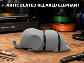 Articulated Relaxed Elephant