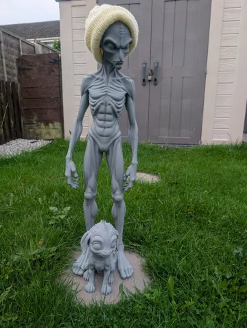 Letrero o emblema decorativo: Cosmo The Alien Dog — vista de referencia 4
