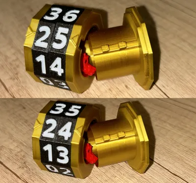 Cryptex-style Advent calendar