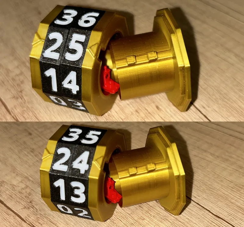 Cryptex-style Advent calendar