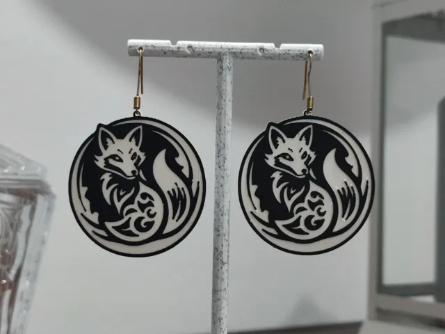 Aretes Zorro de Luna
