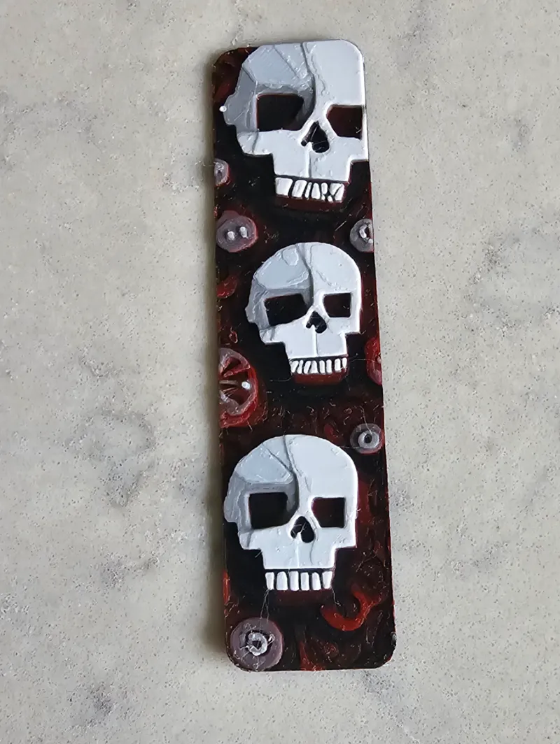 Skulls Bookmark (No AMS Needed)