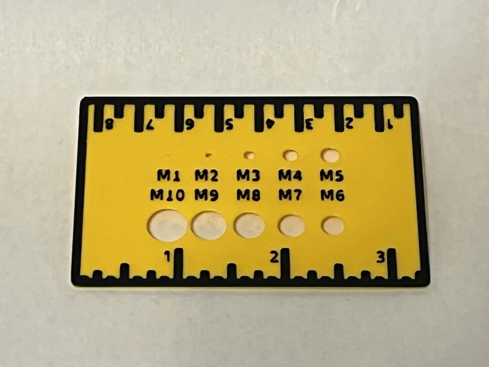 Ruler as the Size of a Credit Card by Richarrrd MakerWorld: Download ...