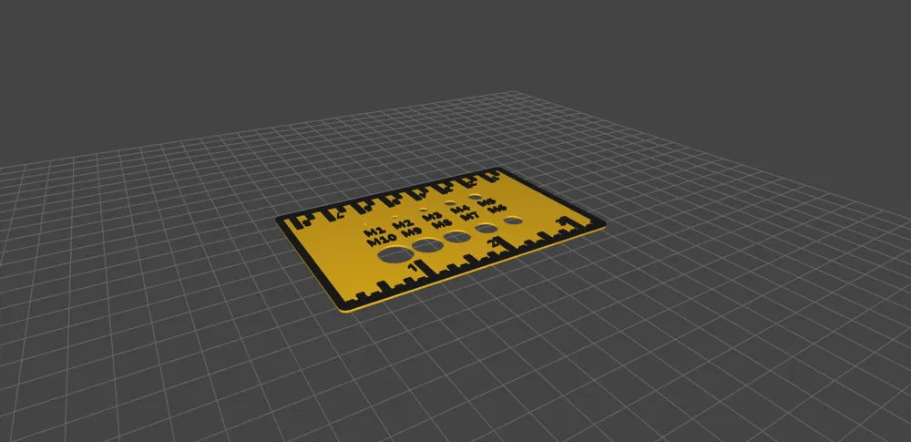 Ruler as the Size of a Credit Card by Richarrrd MakerWorld: Download ...