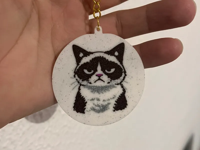 Grumpy Cat KeyChain