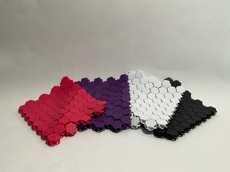 3D Printed Coaster/Mesh/Fabric