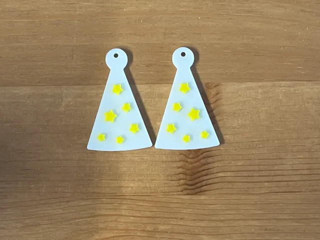 party hat earring
