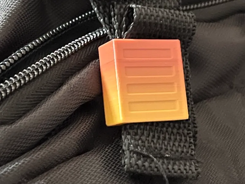 Backpack strap clip