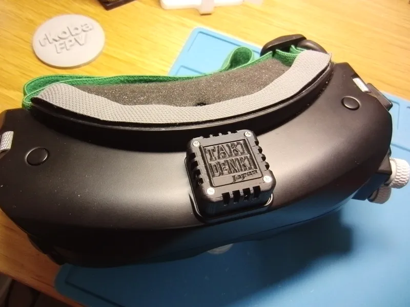 Fan Cover with「TAKIDENKI」Logo for SKYZONE Goggles