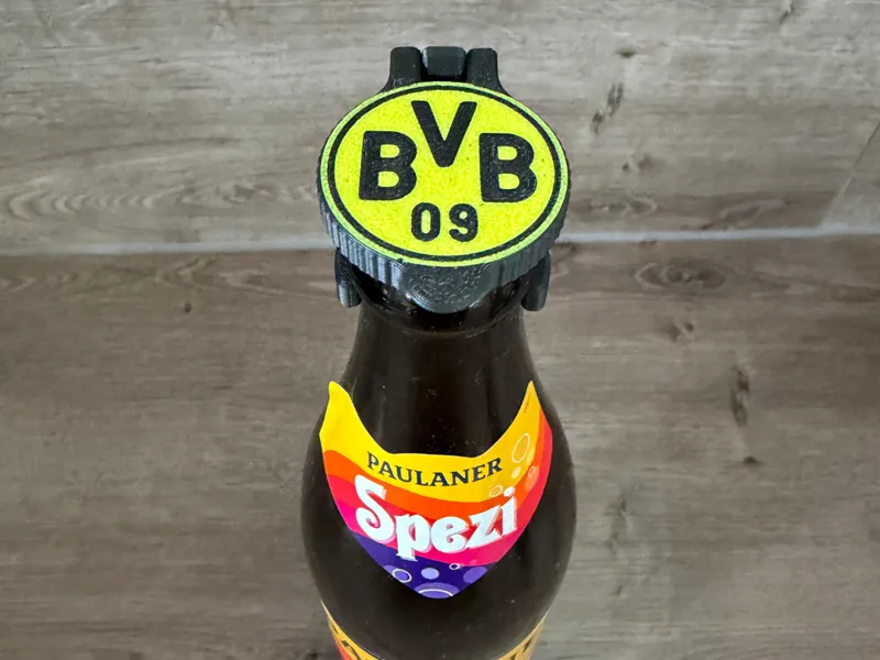 Borussia Dortmund Flaschen. / Insektenverschluss
