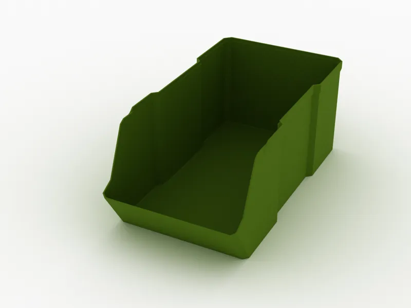 Caixa container empilhável  simples