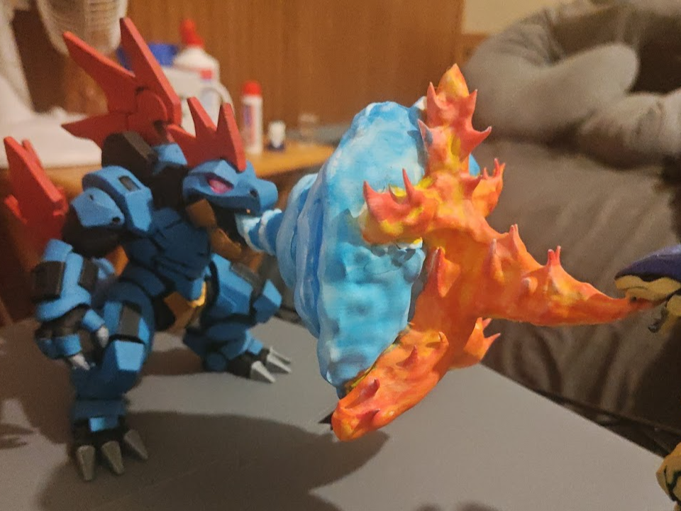 Fire Blast + Hydro Pump Attack Special Effect