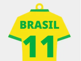 Camisa da Seleção Brasileira Personalizável