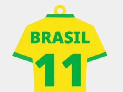 Camisa da Seleção Brasileira Personalizável