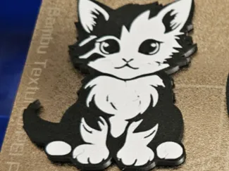 Figaro - Chat Noir et Blanc