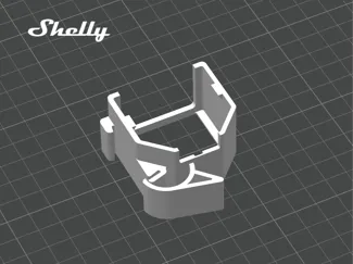 DIN Rail Mount for Shelly Plus Add-On w/ Gen 3 / 4