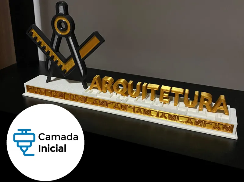 Placa Decorativa – Arquitetura