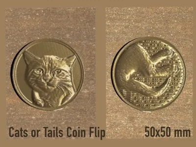 Cats or Tails Coin Flip
