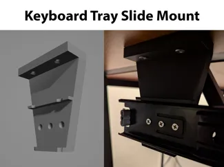 Keyboard Tray Slide Mount