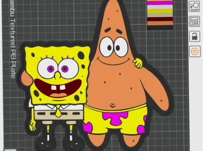patrick and spongebob lightbox