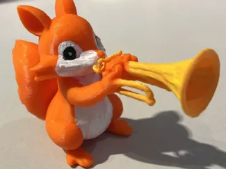 squirrel with trumpet