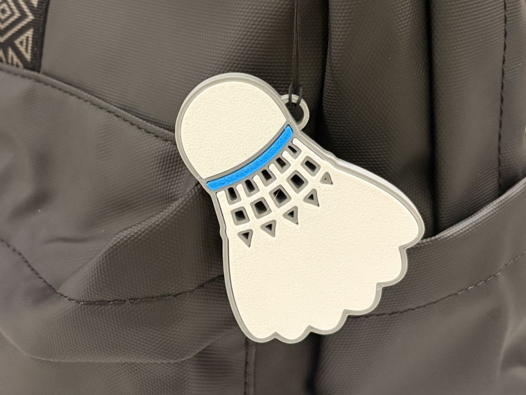 Badminton Keychain