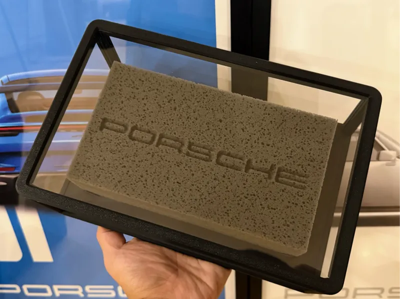 Porsche Sponge Display Box
