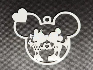 Weihnachtsbaumanhänger Mickey Minnie Mouse