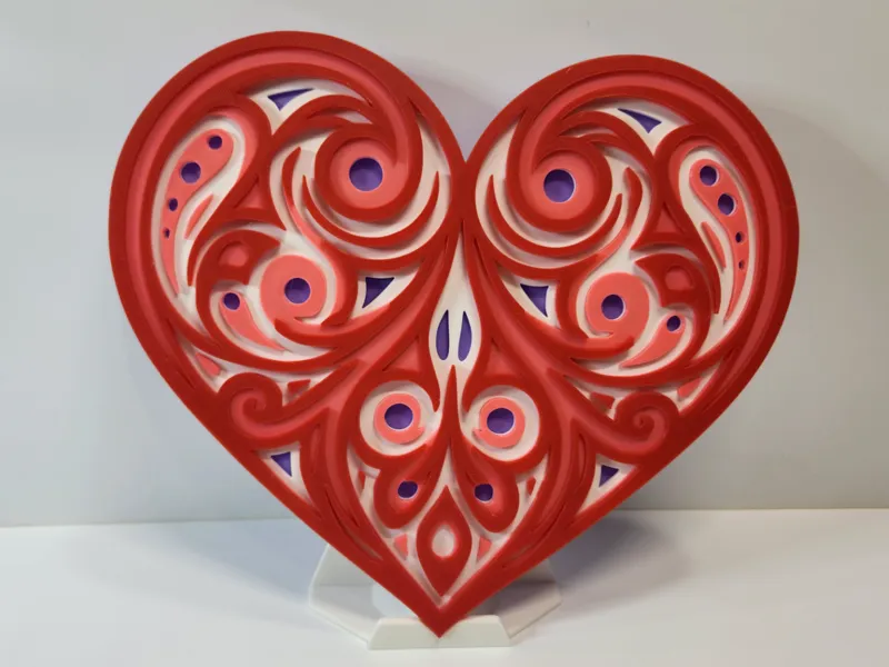 Intricate Heart Mandala