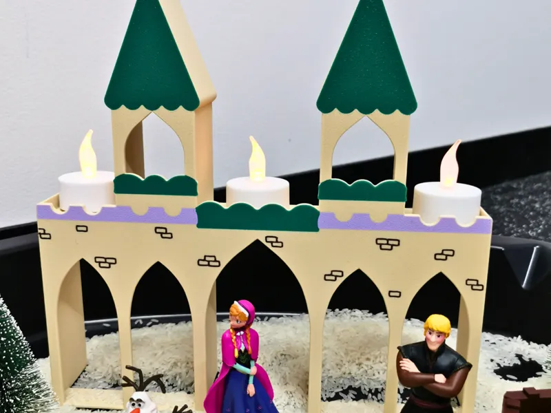 Frozen castle Arendelle