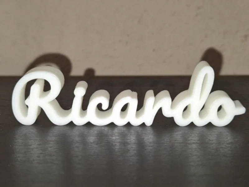 Ricardo Name Sign Display Decor