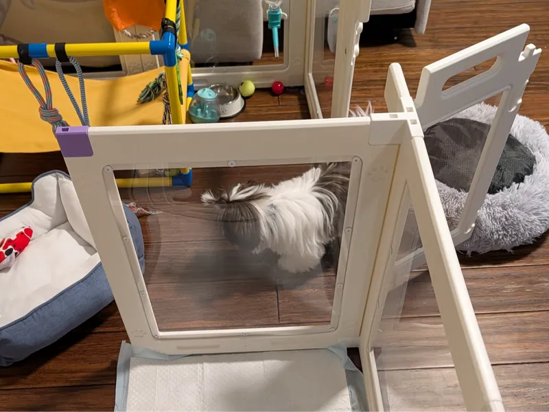 Acrylic Dog Playpen T-Couplers