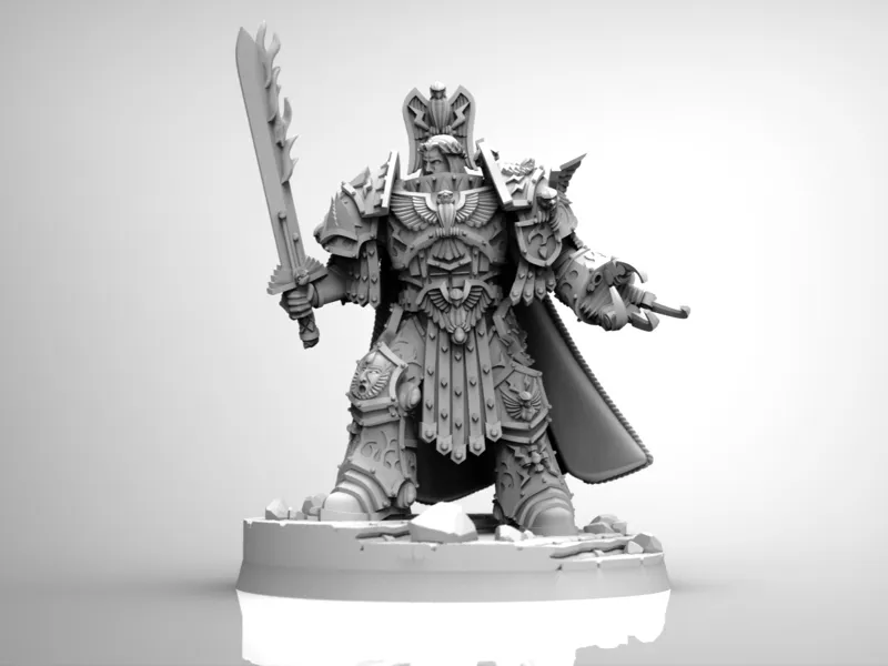 Emporor of mankind Wh40K model