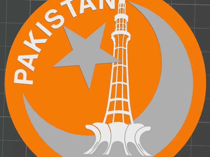 Pakistan Emblem Medallion