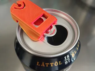 Can opener for keychain