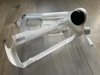 A1 Mini, 100% scale, cut corners to fit on the plate