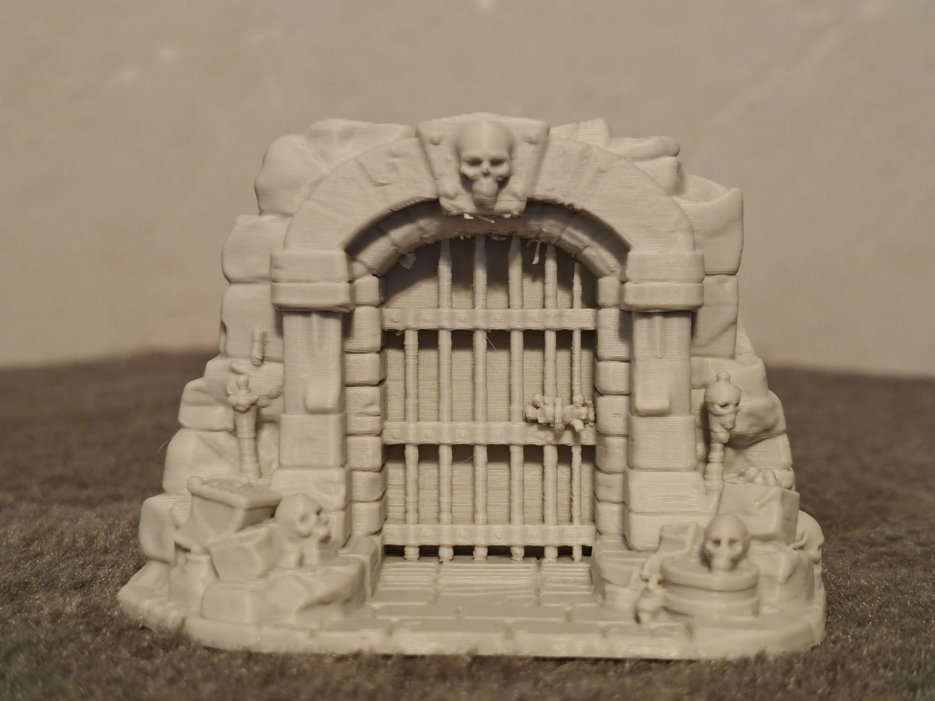 DnD dungeon entrance terrain prop