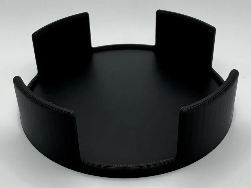 Round coaster stand/holder for drinks, 100x30mm