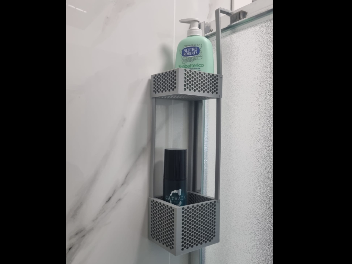 Porta shampoo doccia / sapone - Appendi accapatoio