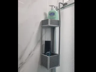 Porta shampoo doccia / sapone - Appendi accapatoio
