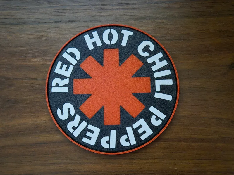 Red hot chili peppers coaster