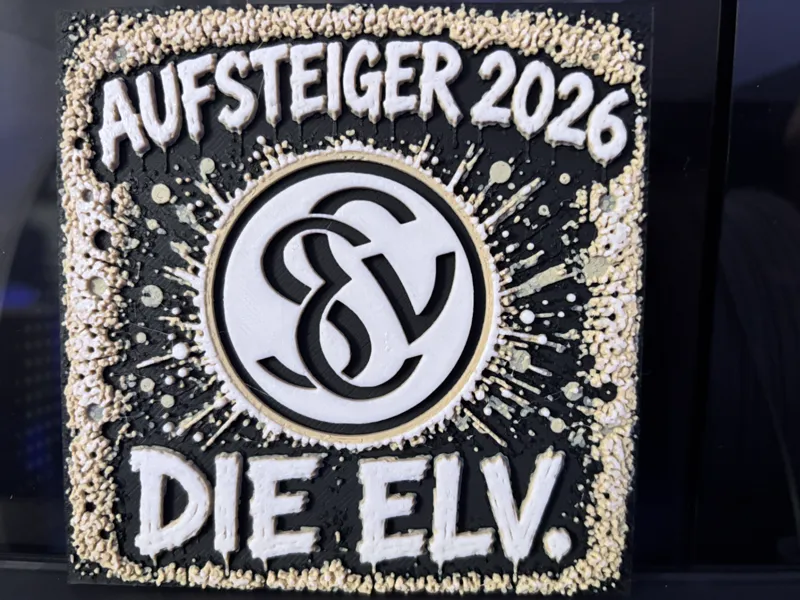 SV Elversberg Aufsteiger 2026 Graffiti Hueforge