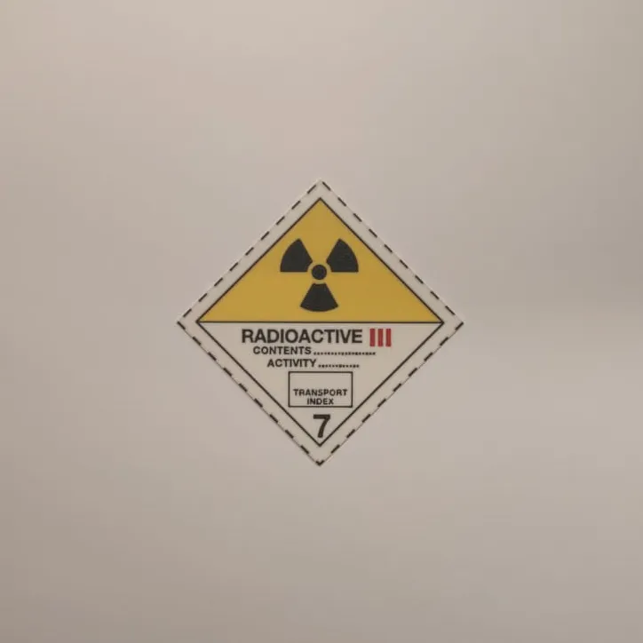 Radioactive material 7 - III (Hazard pictograms)