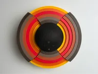 0.2mm layer, 2 walls, 30% infill (lightning)