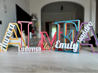 Lettera parametrica totalmente personalizzabile