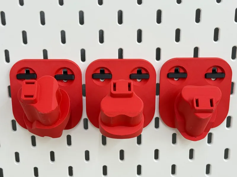 Milwaukee M12 Tool Mount for Skadis / Universal
