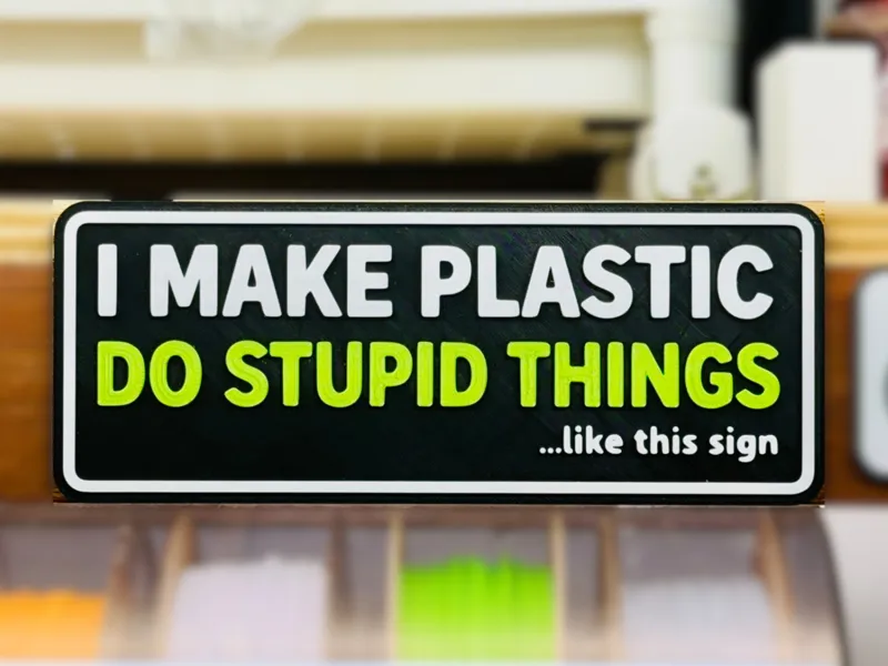 I MAKE PLASTIC DO STUPID THINGS | Maker Shop Decor