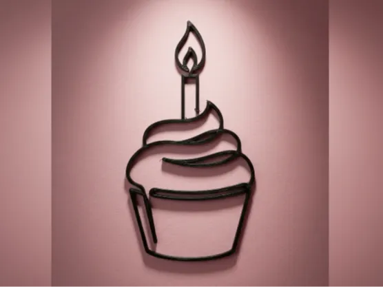 Wall Art Pastelito Cupcake