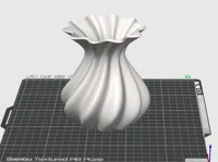 Vase spirale pour fleurs en briques — photo 3